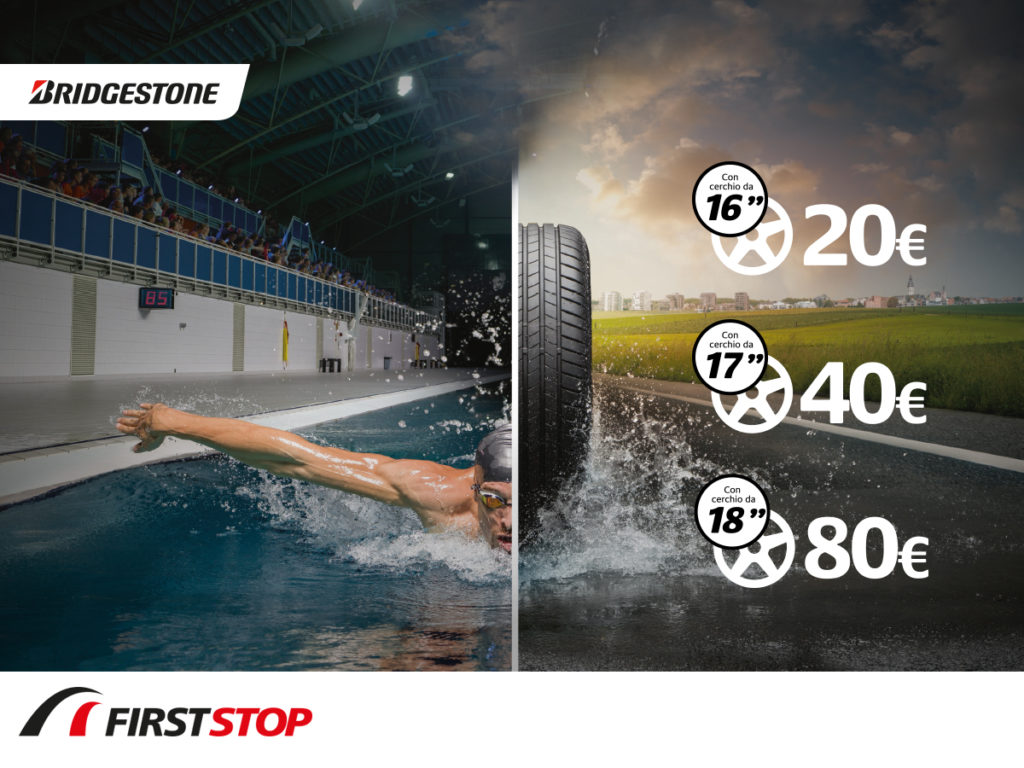 Fino ad 80€ di sconto montando un treno di BRIDGESTONE ESTIVE!!